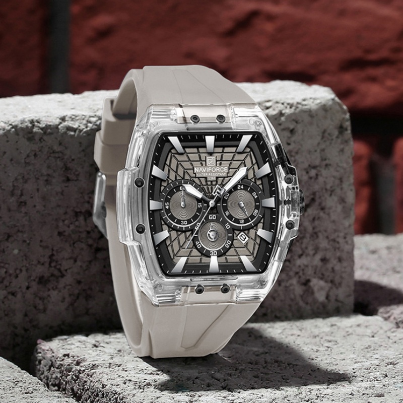 Running Watch - Relógio Multifuncional Masculino NF6113 NAVIFORCE com