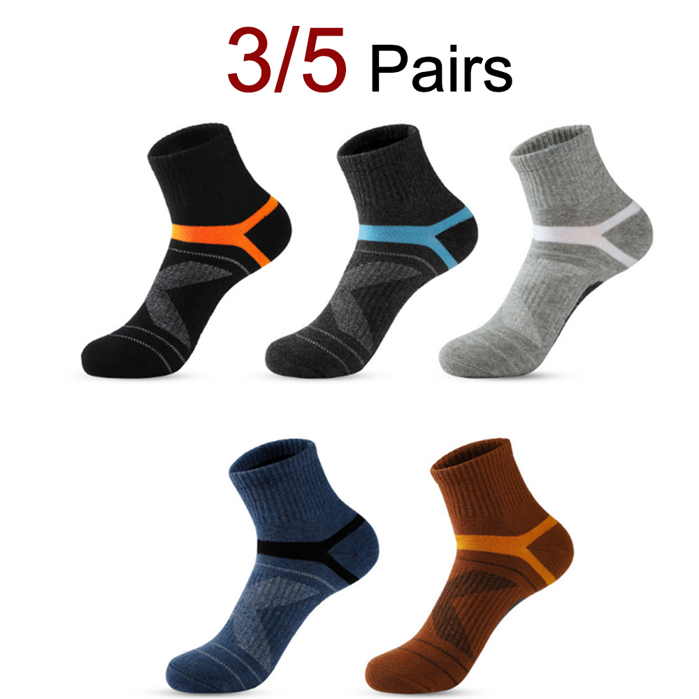 Sports Socks - 3/5 Pares de Meias Esportivas Neutras