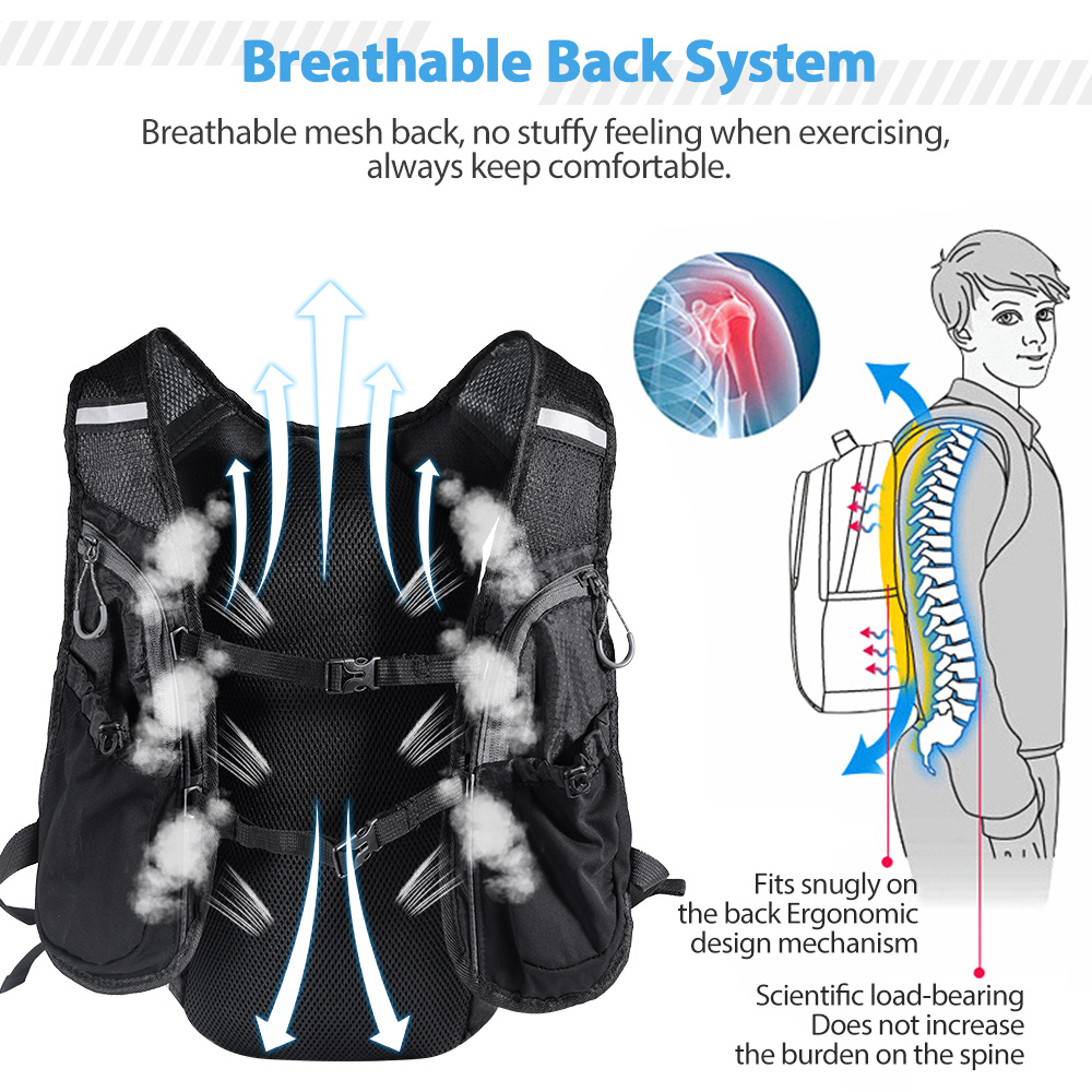 Colete de mochila de corrida c - Hydration Vest avaliação e preço