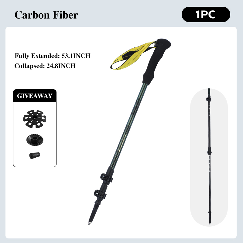 Bastão de Caminhada em Fibra d - Trekking Pole Carbon avaliação e preço